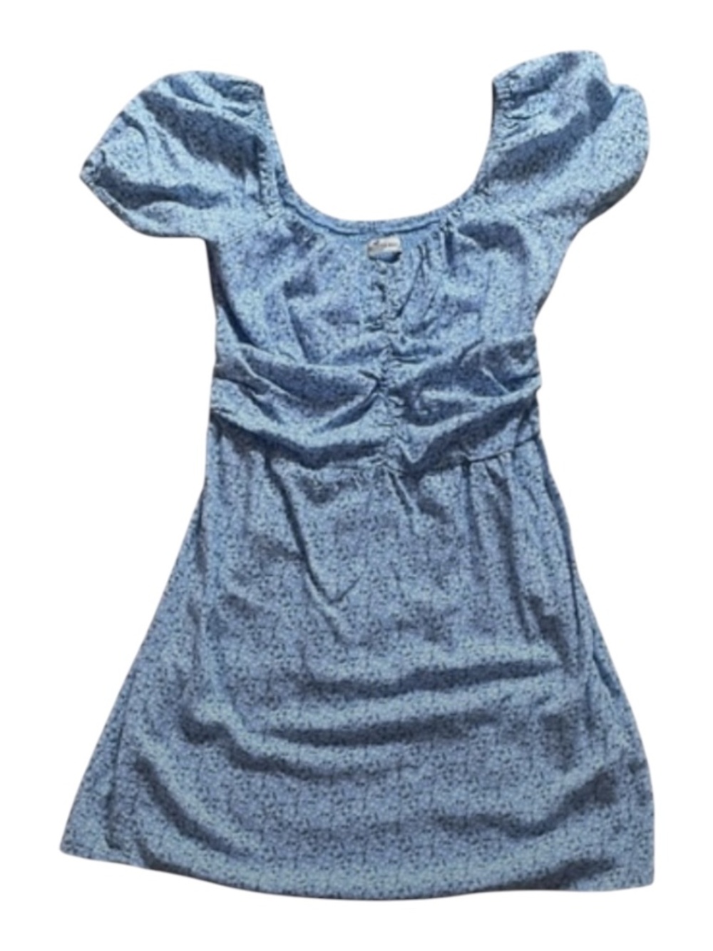 Hollister Women’s Blue Spring Floral Short Off Shoulder Dress Size S